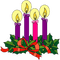 christmas candle wreath Advent 4. - 免费PNG 动画 GIF