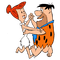 Kaz_Creations Cartoon The Flintstones - gratis png animeret GIF