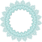 soave frame circle lace vintage teal - Free PNG Animated GIF