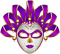 Carnival. Mardi Gras. Mask. Leila - PNG gratuit GIF animé