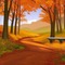 Autumn Forest Path - zadarmo png animovaný GIF