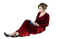 woman with a book - gratis png geanimeerde GIF