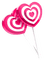 Lollipops.Hearts.White.Pink - Free PNG Animated GIF