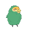 Tired Bird - Animovaný GIF zadarmo animovaný GIF