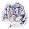 child kinder enfants dog hund chien forest fir boy girl person people  snow neige winter hiver paysage landscape fond background animal  image     gif anime animated animation - 無料のアニメーション GIF アニメーションGIF