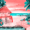 soave background animated summer tropical  beach - Free animated GIF Animated GIF
