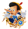 Kaz_Creations Pinocchio - бесплатно png анимированный гифка