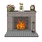 fireplace - Бесплатный анимированный гифка анимированный гифка