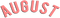 soave text august pink - png gratuito GIF animata