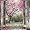 ♡§m3§♡ window pink spring nature image - Free PNG Animated GIF