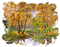 autumn pond bg forest