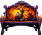 halloween bench by nataliplus - png grátis Gif Animado