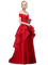 femme robe rouge - PNG gratuit GIF animé