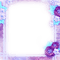 Purple/Blue Flowers Frame - By KittyKatLuv65