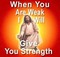 Jesus gives Strength - δωρεάν png κινούμενο GIF