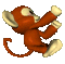 ukkiki monkey - Бесплатный анимированный гифка анимированный гифка