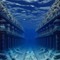 Blue Underwater Temple - ingyenes png animált GIF
