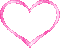 sparkly pink heart cute love pixel art - GIF animé gratuit GIF animé