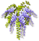 soave deco flowers  spring branch purple green - png grátis Gif Animado