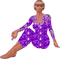 femme violette - Nemokamas animacinis gif animuotas GIF