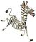 madagascar  zebra - darmowe png animowany gif