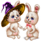 kaniner----rabbits - ingyenes png animált GIF