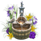 spring garden fountain Bb2 - png gratis GIF animasi