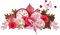 Kathleen Reynolds Flowers Deco Butterfly - PNG gratuit GIF animé