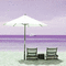 Purple Beach Background - Darmowy animowany GIF animowany gif