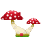 mushroom house - GIF animate gratis GIF animata