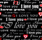 Background. Black. I love you. Valentine. Leila - Zdarma animovaný GIF animovaný GIF