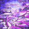 soave background animated  forest surreal purple - Бесплатный анимированный гифка анимированный гифка