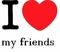 I lOve my friends ^^ - kostenlos png Animiertes GIF