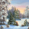 invierno   paysage  dubravka4 - Free PNG Animated GIF