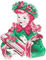 soave woman girl vintage winter christmas gift box - безплатен png анимиран GIF