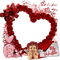 cadre st valentine - PNG gratuit GIF animé