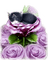 Kitten.Fairy.Roses.Fantasy.Purple - KittyKatLuv65 - png gratuito GIF animata
