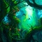 Y.A.M._Fantasy jungle forest background