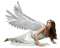 Kaz_Creations Angel Woman Femme - gratis png animeret GIF