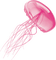 pink jellyfish Bb2 - zdarma png animovaný GIF