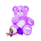 purple bear - Бесплатный анимированный гифка анимированный гифка