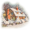 casa invierno  dubravka4 - png gratuito GIF animata