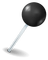 ♡§m3§♡ pushpin pin black image - Free PNG Animated GIF