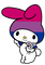 Bisexual My Melody - nemokama png animuotas GIF