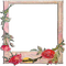 kikkapink pink frame rose roses deco spring - zadarmo png animovaný GIF