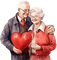 ♡§m3§♡ vintage old couple red vday image - png gratis GIF animasi