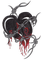 Emo Goth heart - ücretsiz png animasyonlu GIF