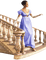 femme avec escalier.Cheyenne63 - Free PNG Animated GIF