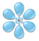 blue-flower.deco-minou52 - ilmainen png animoitu GIF