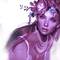 Y.A.M._Fantasy woman girl purple - 免费PNG 动画 GIF
